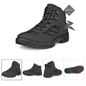 Ecco 43/9 Xpedition III M Black Gortex Waterproof Hiking Boots